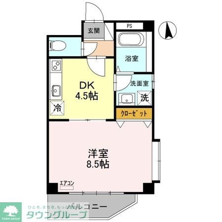 グランヤース・アリヤマの物件間取画像